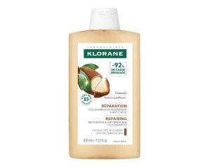 Klorane Cupuacu BIO - Shampoo Riparatore per Capelli molto Secchi, 400ml