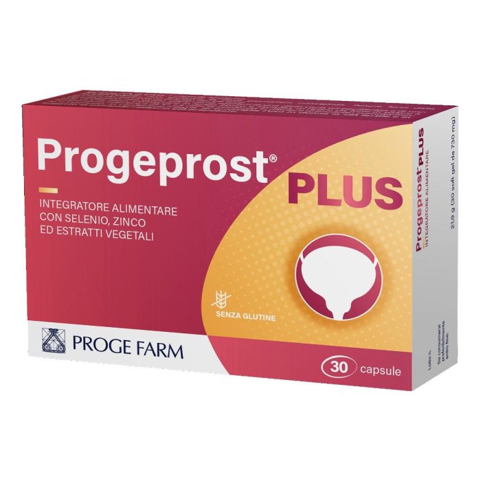 Progeprost Plus 30 Capsule Integratore Uomo per Benessere Prostata e Vie Urinarie Progeprost Plus 30 Capsule Integratore Uomo per Benessere Prostata e Vie Urinarie