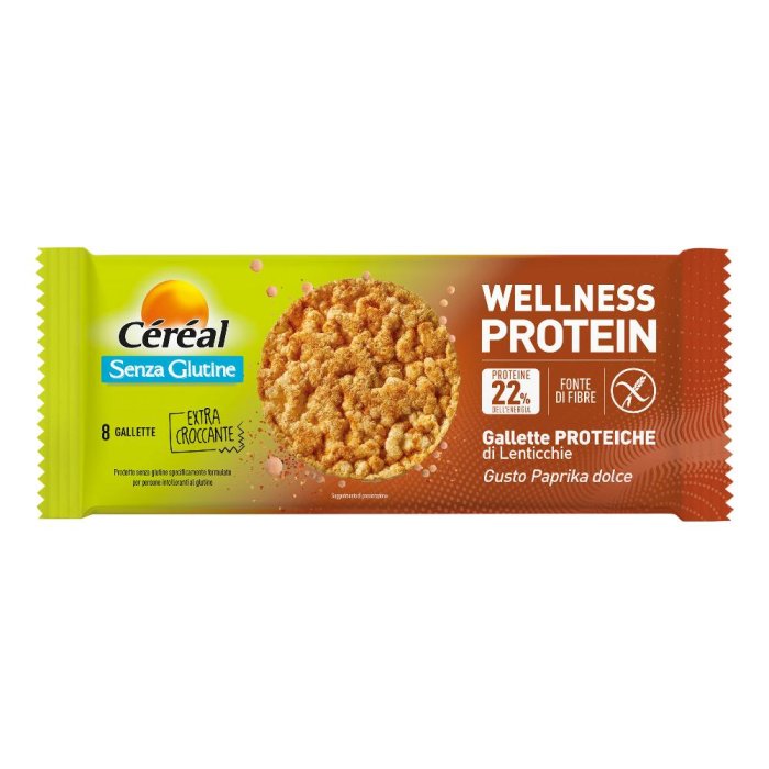 C&eacute;r&eacute;al Bio Galette di Lenticchie e Paprika 50 g Snack Salato Senza Glutine Ricco di Proteine &ndash; The Healthy Crunch