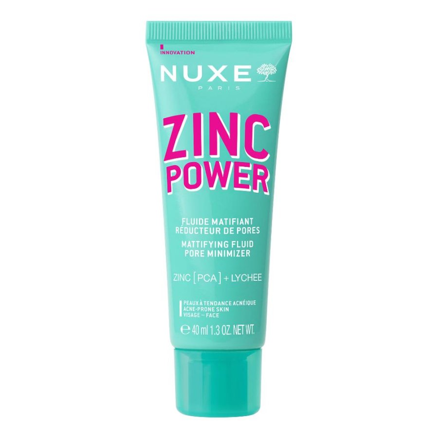 Nuxe Zinc Power fluido mattificante minimizzatore di pori 40 ml Nuxe Zinc Power fluido mattificante minimizzatore di pori 40 ml