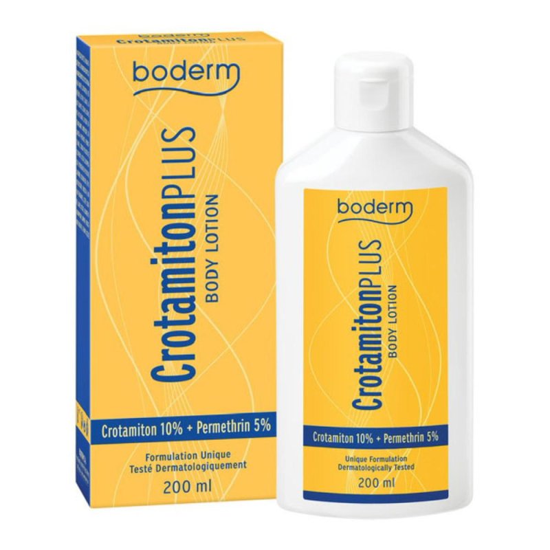 Crotamiton Plus 200 ml - Lozione per il trattamento della scabbia e prurito