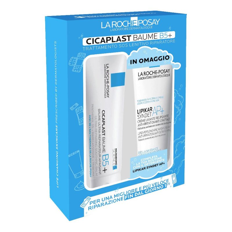 La Roche Posay Cofanetto Cicaplast Baume B5 + Detergente Lipkar in Omaggio 100 ml + 100 ml La Roche Posay Cofanetto Cicaplast Baume B5 + Detergente Lipkar in Omaggio 100 ml + 100 ml