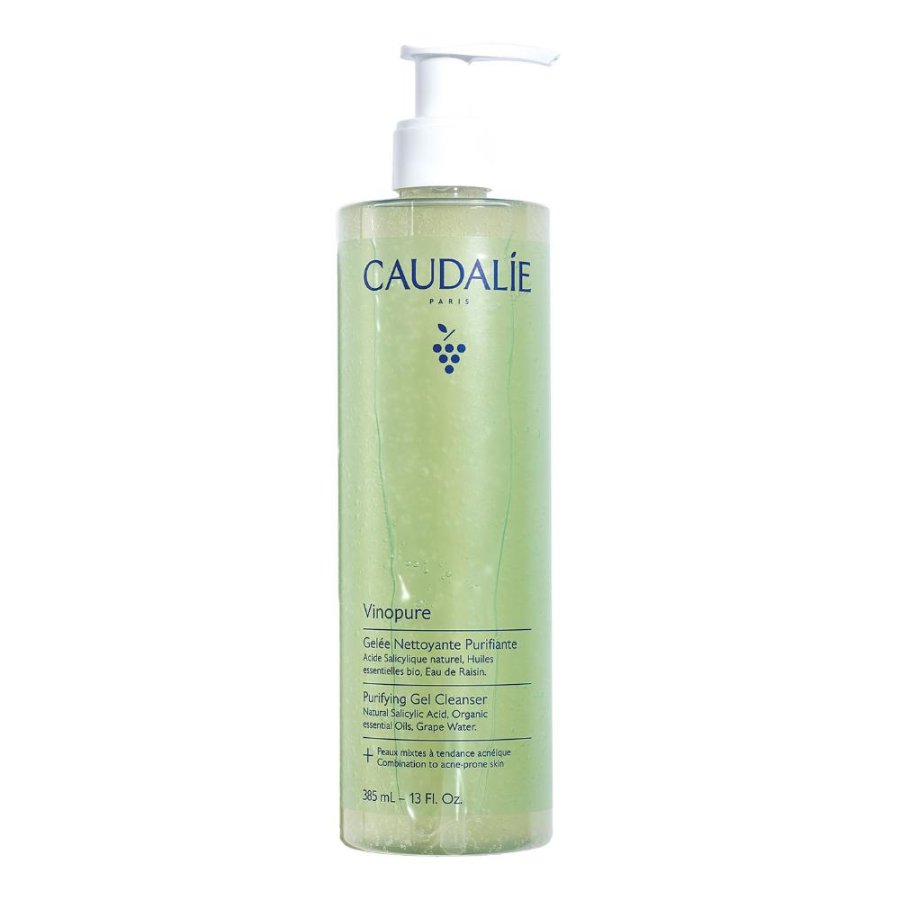 Caudalie Vinopure - Gel Detergente Purificante all'Acido Salicilico 385ml Caudalie Vinopure - Gel Detergente Purificante all'Acido Salicilico 385ml