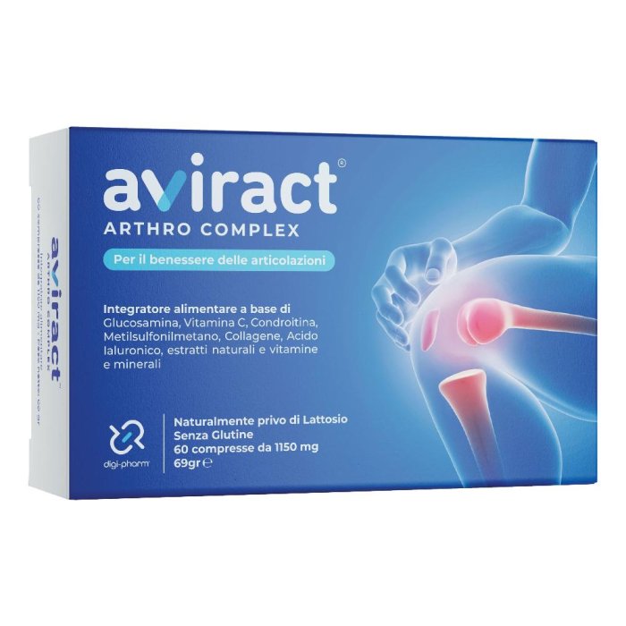 Aviract Arthro Complex 60 compresse - integratore per benessere articolare con glucosamina, condroitina e collagene Aviract Arthro Complex 60 compresse - integratore per benessere articolare con glucosamina, condroitina e collagene