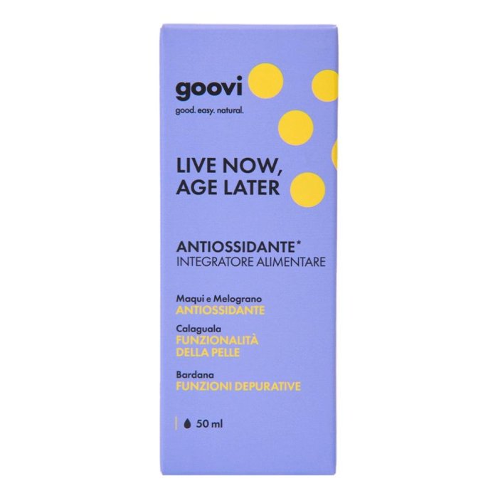 Goovi Antiossidante Integratore 50 ml – benessere e difesa naturale della pelle Goovi Antiossidante Integratore 50 ml – benessere e difesa naturale della pelle