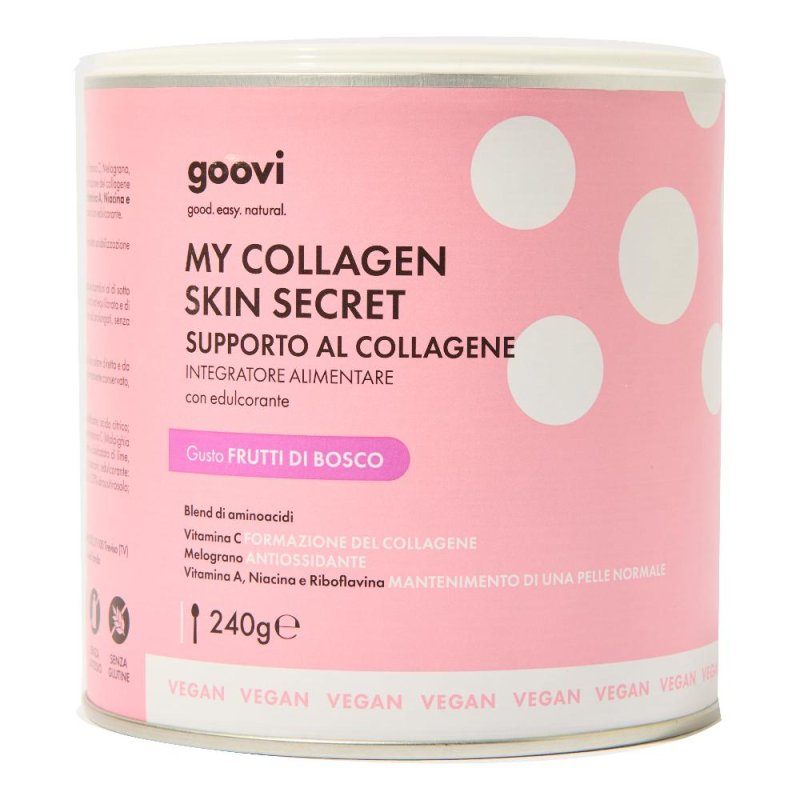 Goovi My Collagen Skin Secret - integratore di collagene 240 g