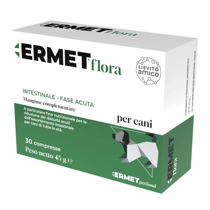 Ermet flora fase acuta integratore alimentare 30 compresse