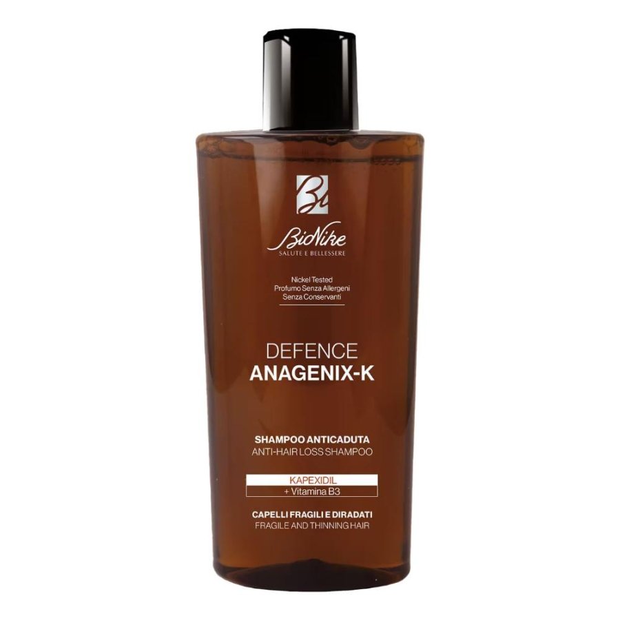 Bionike Defence Anagenix-K - Shampoo Anticaduta Capelli Fragili, 200ml Bionike Defence Anagenix-K - Shampoo Anticaduta Capelli Fragili, 200ml