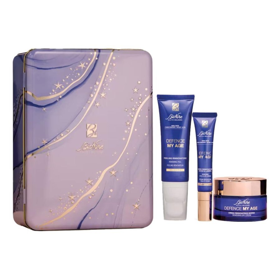 Bionike Cofanetto Regalo Defence My Age Peeling 50 ml + Crema Giorno 50 ml + Siero Occhi e Labbra 15ml Bionike Cofanetto Regalo Defence My Age Peeling 50 ml + Crema Giorno 50 ml + Siero Occhi e Labbra 15ml