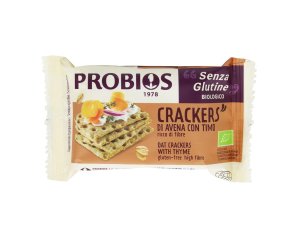 Probios crackers avena e timo 4 pezzi - crackers biologici con avena e timo
