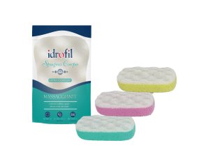 Idrofil spugna corpo bifacciale - spugna doccia esfoliante e massaggiante