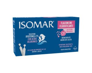 Isomar Soluzione Ipertonica 3% con acido ialuronico – 20 flaconcini monodose 5 ml