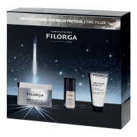 Filorga Time Filler - Cofanetto Rughe Crema 50ml + Siero 5ml + Crema Notte 15ml