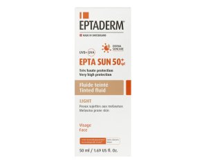 Epta Sun SPF50+ Color CH 50 ml - crema solare colorata alta protezione