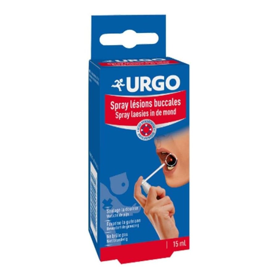 Urgo Afte e lesioni bocca spray 15 ml - spray lenitivo per afte e piccole ulcere orali Urgo Afte e lesioni bocca spray 15 ml - spray lenitivo per afte e piccole ulcere orali