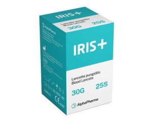 Iris+ lancette pungidito 25 pezzi - lancette sterili per glucometro