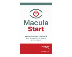 Macula Start Integratore per la Macula Benessere della Vista e Salute degli Occhi 30 Compresse