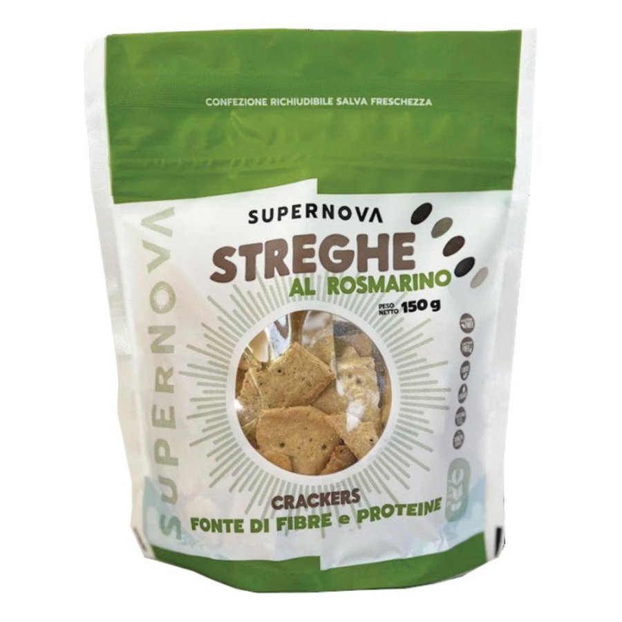 Supernova Streghe al Rosmarino Snack Salato Croccante al Forno Supernova Streghe al Rosmarino Snack Salato Croccante al Forno