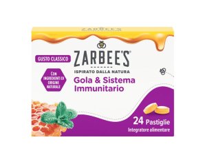  Zarbee's pastiglie miele e menta gola e sistema immunitario  24 pezzi