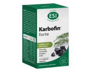 Karbofin Forte integratore naturale con carbone vegetale e finocchio 60 naturcaps