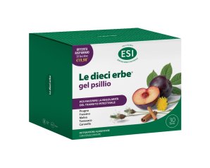 Le Dieci Erbe Gel Psillio ESI integratore naturale per regolarità intestinale 30 bustine 