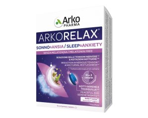 Arkorelax sonno & ansia – Integratore Naturale per il Rilassamento e il Sonno 15 Compresse