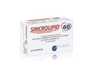 Sincrolipid 60 Compresse Integratore per Colesterolo e Trigliceridi Controllo del Metabolismo Lipidico