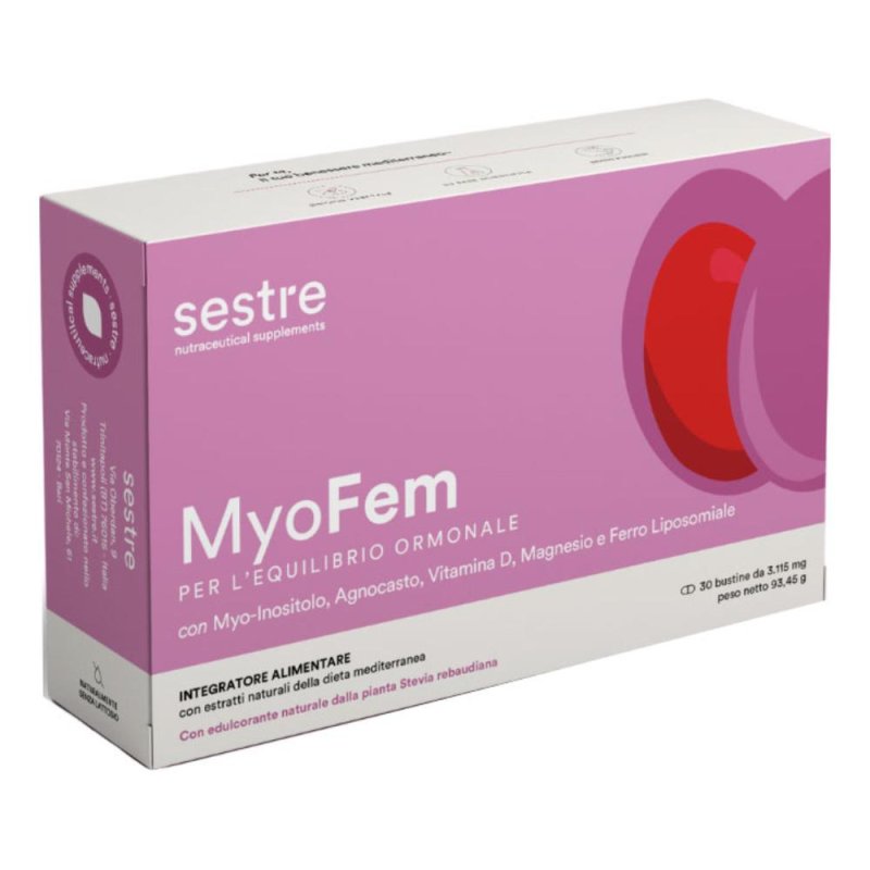 Myofem Integratore Benessere Femminile 30 Bustine Myofem Integratore Benessere Femminile 30 Bustine