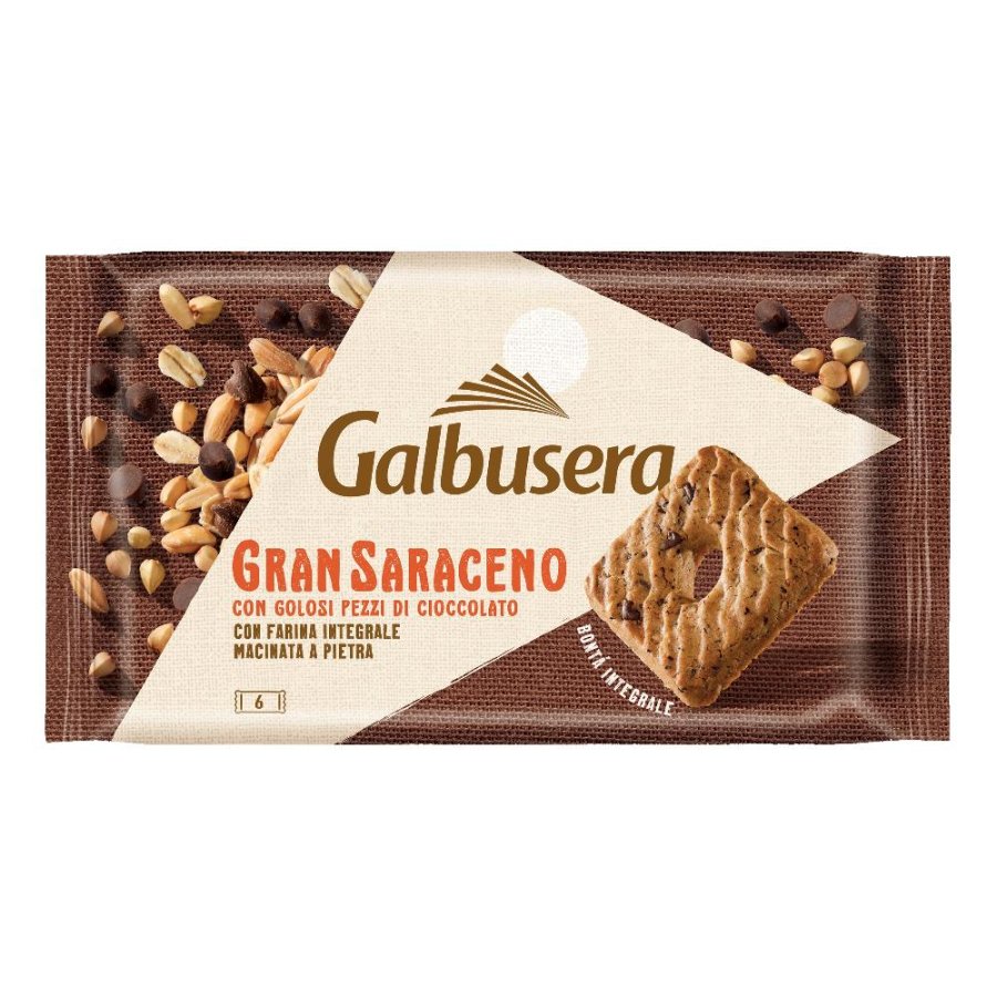 Gran Saraceno biscotti con gocce di cioccolato - biscotti al grano saraceno senza glutine Gran Saraceno biscotti con gocce di cioccolato - biscotti al grano saraceno senza glutine