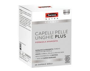 Swisse Beauty - Capelli Pelle e Unghie Plus Formula Avanzata Integratore Alimentare 60 capsule molli