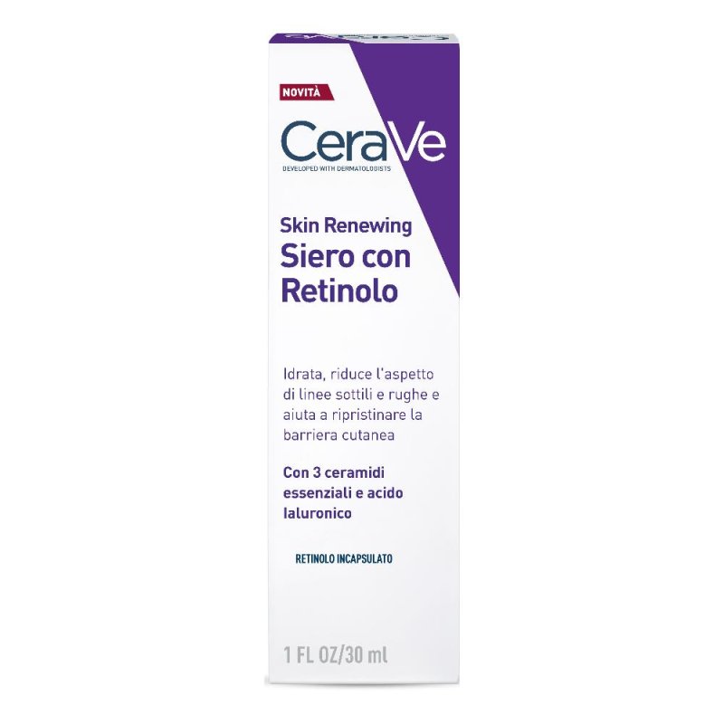 CeraVe Skin Renewing - Siero Viso con Retinolo Anti Età Prime Rughe 30 ml CeraVe Skin Renewing - Siero Viso con Retinolo Anti Età Prime Rughe 30 ml