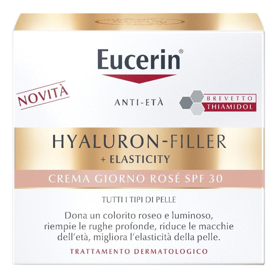 Eucerin Hyaluron Filler + Elasticity - Crema Rosé Anti Età Giorno SPF30 Refill 50 ml Eucerin Hyaluron Filler + Elasticity - Crema Rosé Anti Età Giorno SPF30 Refill 50 ml