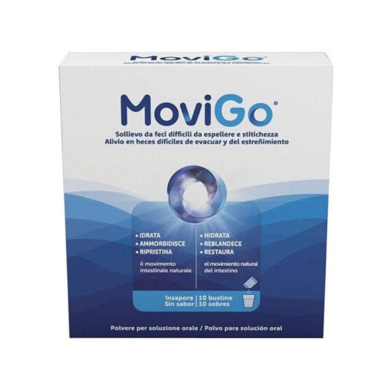 MoviGo Dispositivo Medico Trattamento Stitichezza, 10 buste MoviGo Dispositivo Medico Trattamento Stitichezza, 10 buste