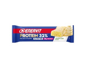 Enervit Sport Bar Proteica 32% Gusto Limone – Barretta Proteica ad Alto Contenuto di Proteine per Sportivi
