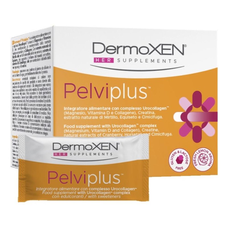 Dermoxen Pelviplus 30 bustine - integratore per pavimento pelvico e benessere urinario Dermoxen Pelviplus 30 bustine - integratore per pavimento pelvico e benessere urinario