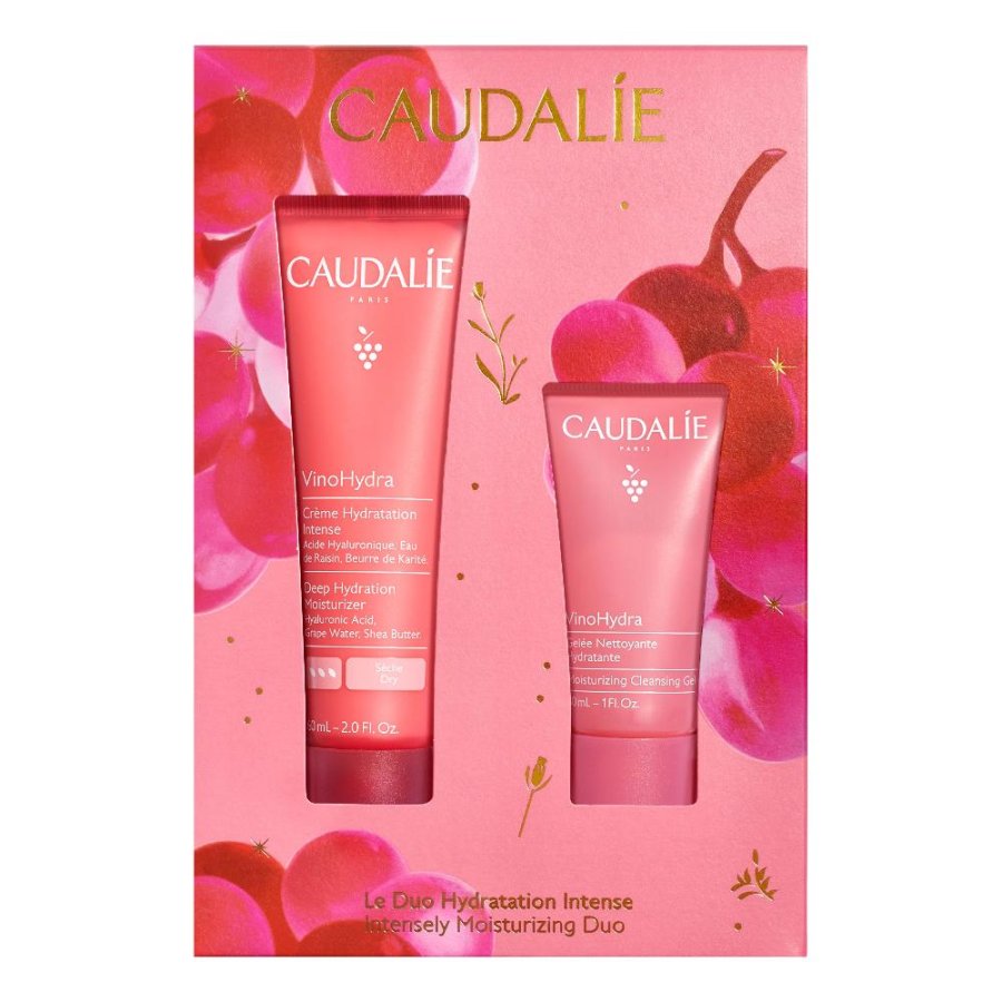 Caudalie VinoHydra - Cofanetto Duo Idratazione Intensa Crema Idratazione Intensa 60 ml + Gel Detergente Idratante 30 ml Caudalie VinoHydra - Cofanetto Duo Idratazione Intensa Crema Idratazione Intensa 60 ml + Gel Detergente Idratante 30 ml