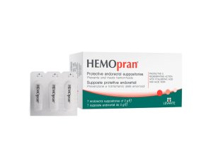 DermoXEN HEMOpran supposte protettive endorettali 7 pezzi 2 g per emorroidi