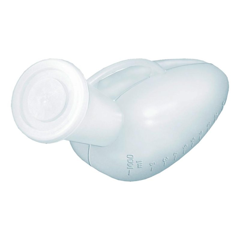 Urinale Uomo con Tappo Artsana 951106210 per Raccolta Urine Portatile e Igienica Urinale Uomo con Tappo Artsana 951106210 per Raccolta Urine Portatile e Igienica