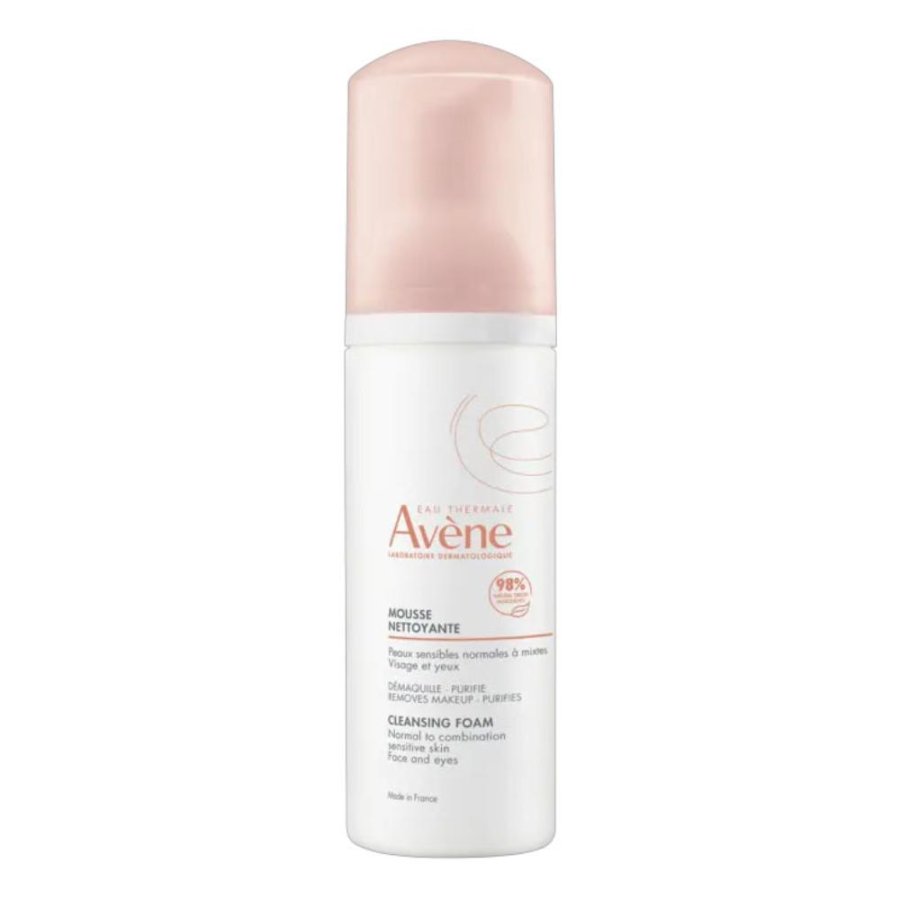 Avène Mousse Detergente 150 ml – detergente viso per pelle sensibile e mista Avène Mousse Detergente 150 ml – detergente viso per pelle sensibile e mista