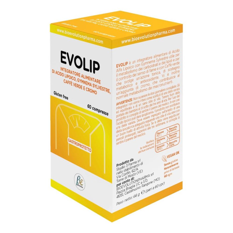 Evolip Plus 60 compresse Bioevolution - integratore per controllo di colesterolo e trigliceridi Evolip Plus 60 compresse Bioevolution - integratore per controllo di colesterolo e trigliceridi