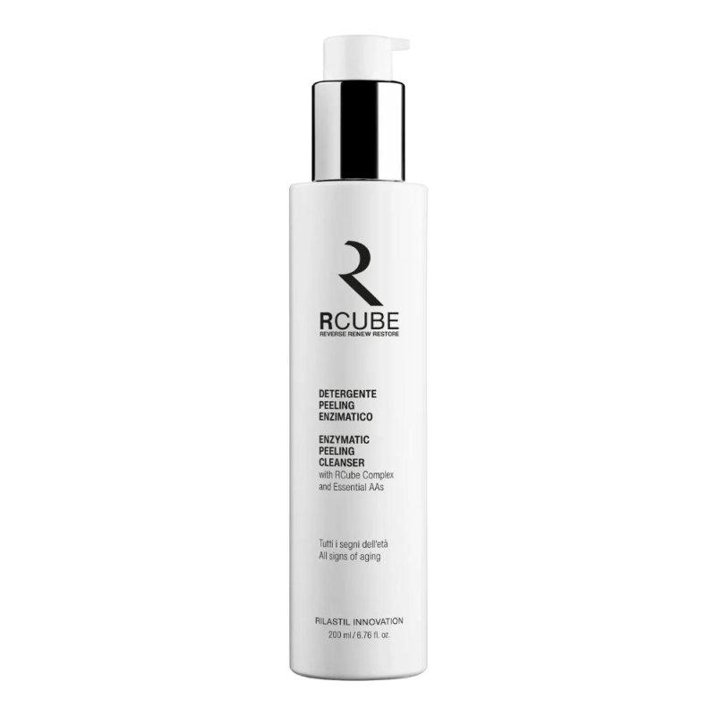 Rilastil R&sup3; Cube Detergente Peeling Enzimatico - flacone da 200 ml