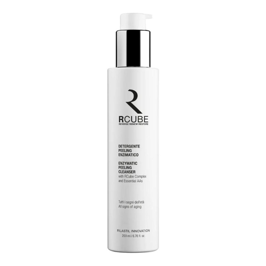 Rilastil R³ Cube Detergente Peeling Enzimatico - flacone da 200 ml Rilastil R³ Cube Detergente Peeling Enzimatico - flacone da 200 ml