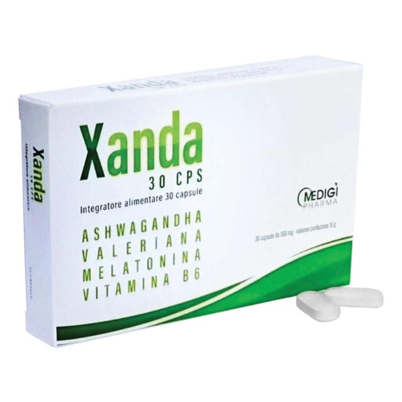 XANDA 30 cps Integratore Alimentare in Capsule &ndash; Confezione da 30 Capsule Orali