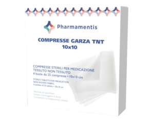 Pharmamentis garza TNT 10x10 - garze in tessuto non tessuto sterili
