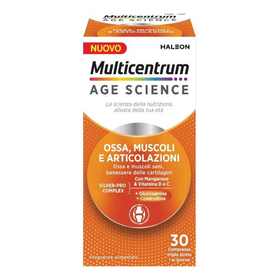 Multicentrum Age Ossa Muscoli Articolazioni - multivitaminico per supporto di ossa, muscoli e articolazioni Multicentrum Age Ossa Muscoli Articolazioni - multivitaminico per supporto di ossa, muscoli e articolazioni