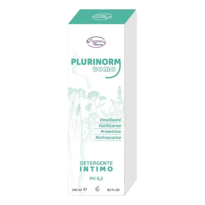 Plurinorm Uomo Detergente Intimo Delicato per Igiene Intima Maschile 240 ml Plurinorm Uomo Detergente Intimo Delicato per Igiene Intima Maschile 240 ml