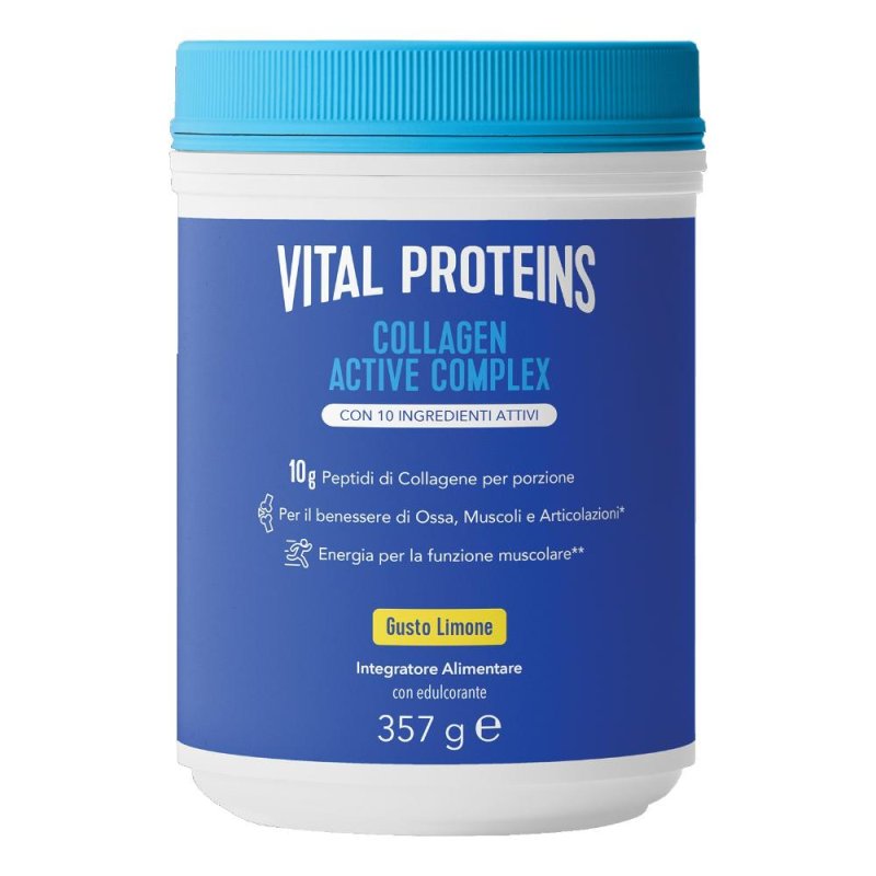 Vital Proteins Collagen Active Complex Integratore Alimentare di Collagene, 357g