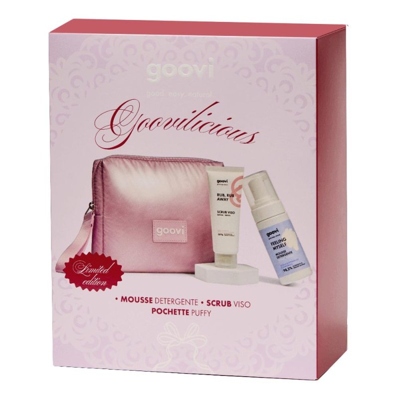 Goovi Box Natale 25 Detersione Viso e Corpo – Cofanetto Regalo Natale Goovi con Prodotti Detergenti Delicati per Pelle Morbida e Idratata Goovi Box Natale 25 Detersione Viso e Corpo – Cofanetto Regalo Natale Goovi con Prodotti Detergenti Delicati per Pelle Morbida e Idratata