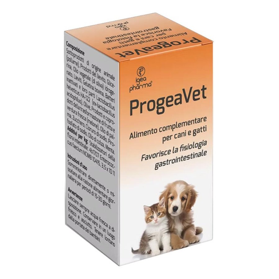 Progeavet 30 Compresse Integratore Veterinario per Cani e Gatti per la Salute Intestinale Progeavet 30 Compresse Integratore Veterinario per Cani e Gatti per la Salute Intestinale