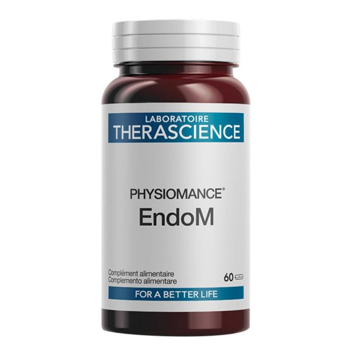 Physiomance Endom integratore alimentare donna 60 compresse per benessere del ciclo mestruale ed equilibrio ormonale